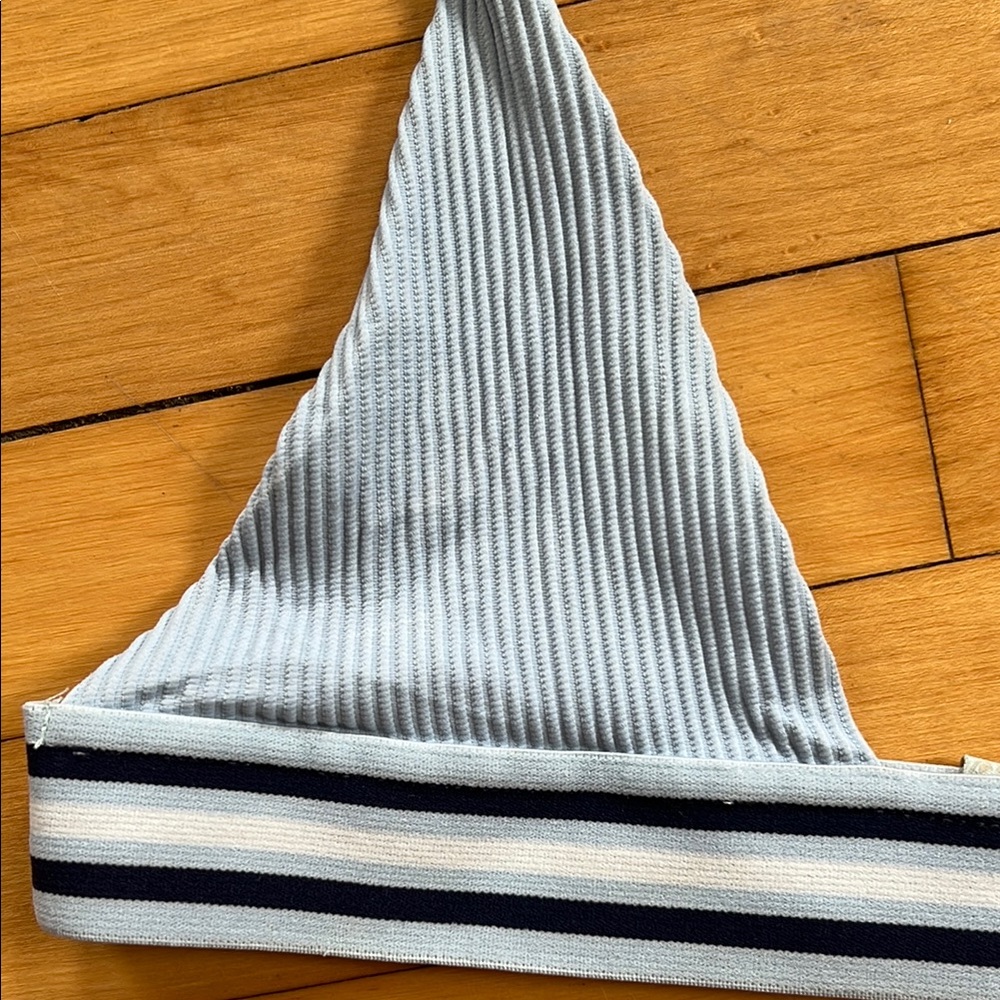 Levitate Tiny Blue Triangle Bikini Top - image 2